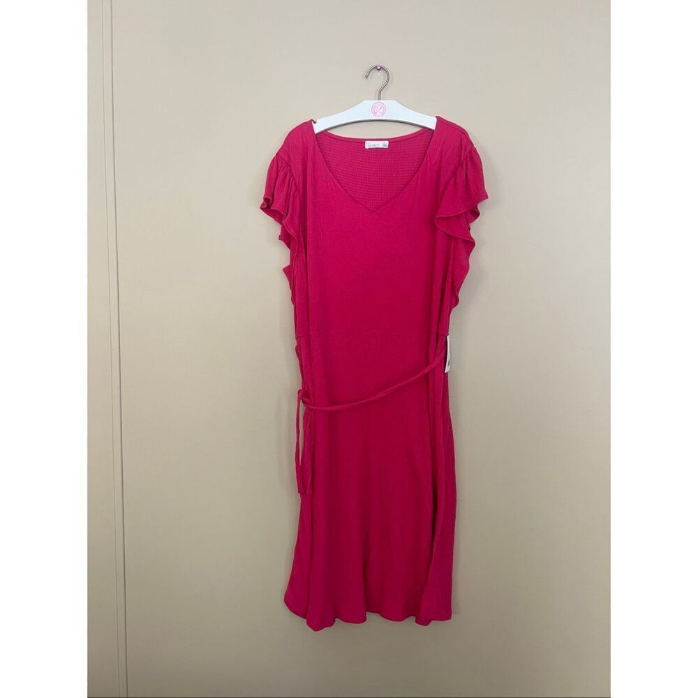 89th & Madison Raspberry Sorbet Woman’s Dress Size 2X NEW